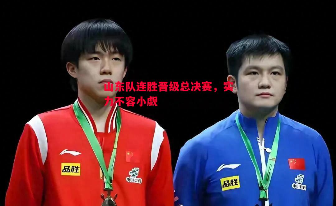 山东队连胜晋级总决赛，实力不容小觑